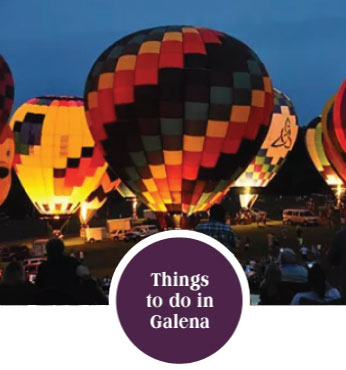 Historic attractions and things to do in Galena Illinois near CountryView Home